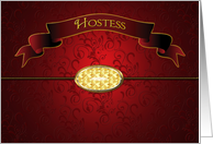 Hostess (Formal) card