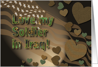 Love Soldier/Iraq (Patriotic) card
