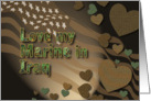 Love Marine/Iraq (Patriotic) card