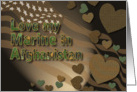 Love Marine/Afghanistan (Patriotic) card
