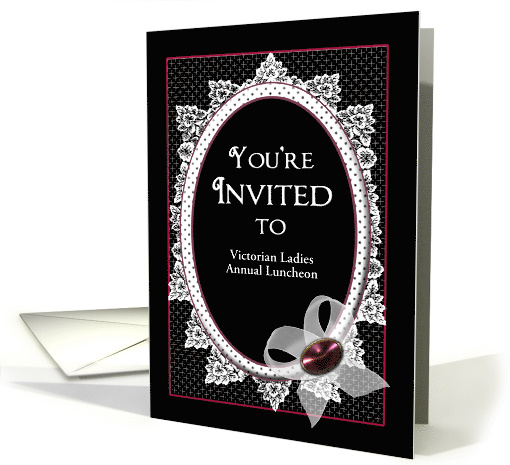 Birthday, Invitation, Victorian Flare with Lace,... (617189)