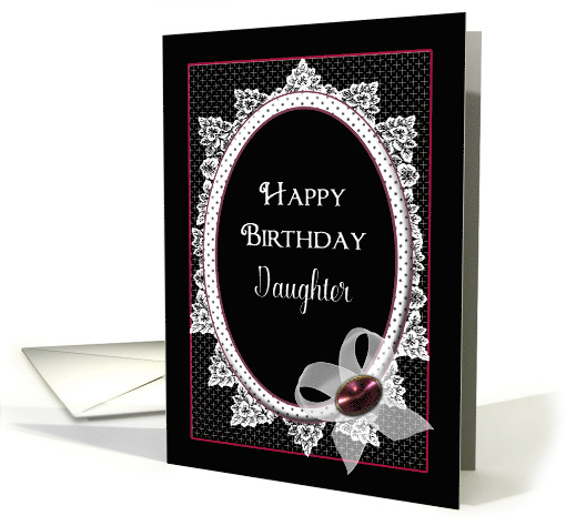 Birthday, Daughter, Victorian Flare with Lace, Ribbon &... (617220)
