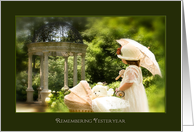 Remembering Yesteryear - Child at Gazebo card