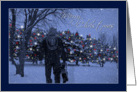 Christmas-Guiarist - christmas lights card