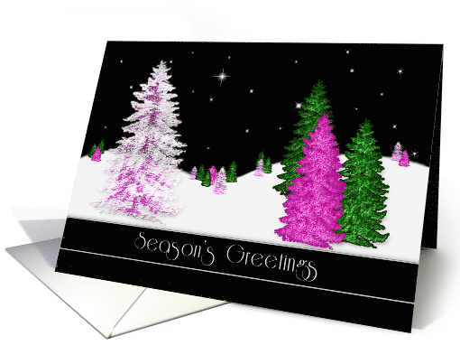 Christmas , Season's Greetings,Business, Colorful Trees in... (678636)