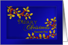 Christmas - Secret Pal - Holly - Berries - card