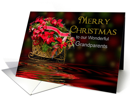 Christmas - Grandparents - Reflections - Decorations card (709510)