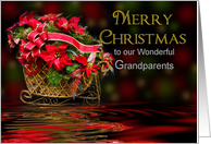 Christmas - Grandparents - Reflections - Decorations card