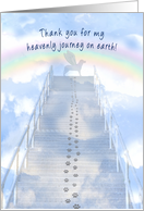 Sympathy, Loss of Dog, Stairway to Heaven, Wings on Dog at top card