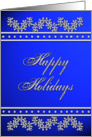 Happy Holidays- -Business - Good Wishes card