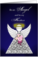 Hostess - Be an Angel and be my - blue card