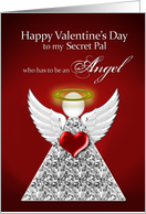 Valentine’s Day - Secret Pal - Angel - red card