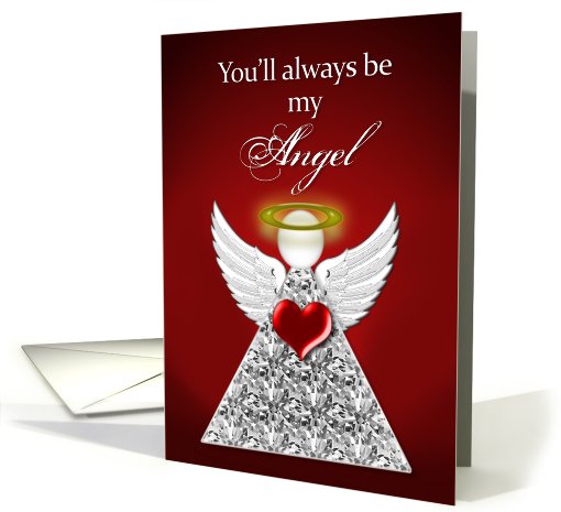 Love- Angel - daughter - - red card (717563)