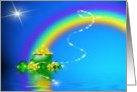 Happy St. Patrick’s Day - Rainbow - Pot of Gold card