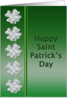 St. Patrick’s Day Card - Jewels - diamond card
