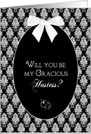 Bridal Collection - Hostess - Old Fashion - Black/White card