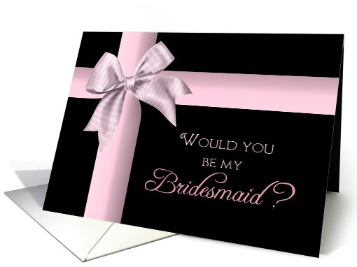Bridesmaid - Bridal Party Invitation - Gift - card (813557)
