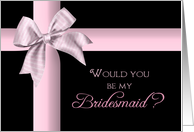 Bridesmaid - Bridal Party Invitation - Gift - card