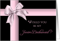 Junior Bridesmaid - Bridal Party Invitation - Gift - card
