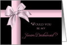 Junior Bridesmaid - Bridal Party Invitation - Gift - card