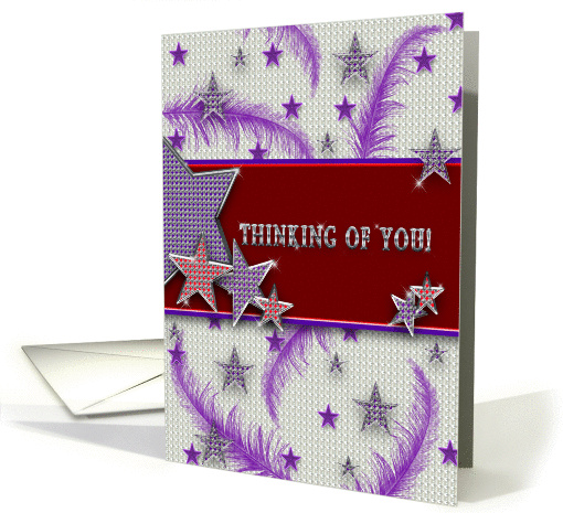 Thinking Of You - Lady In Red Hat - Stars - Glitz -... (859427)