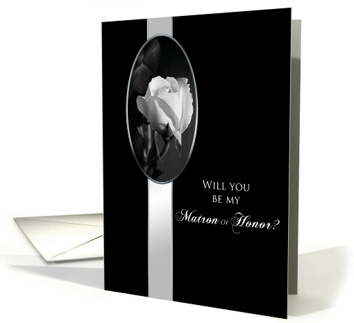 Matron of Honor- BRIDAL PARTY- REQUEST- -Black & White -... (895317)