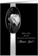 FLOWER GIRL card