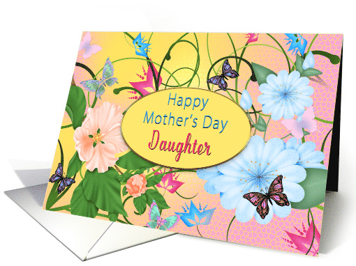 Mother'S Day, Daughter, Butterflies and Flowers in... (900913)