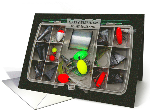 Birthday, Husband, Fishing Tackle Box filled with,Sinkers,... (932626)