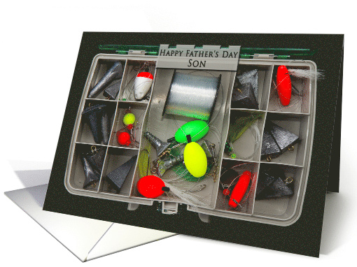 Father's Day, Son, Fishing Tackle Box filled with Weights... (932647)