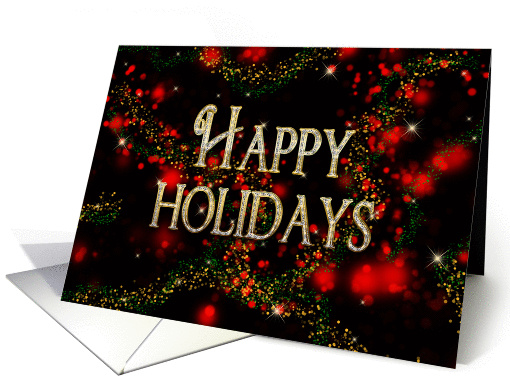 Happy Holidays - Festive - LIGHTS card (948546)