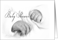 Baby Shower Invitation - Dreamy Baby Hands card