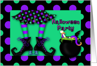 Halloween Party Invitation - Witch’s Brew card