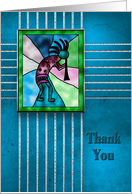THANK YOU - AMERICAN INDIAN DESIGN - KOKOPELLI card