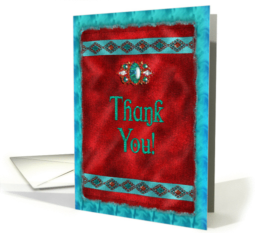 Thank You - Native American Designs card (974967)