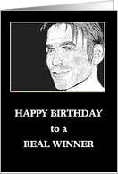 Happy Birthday, Real Winner/Loser card
