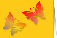 Rainbow Butterflies card