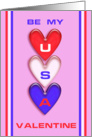 USA Valentine card