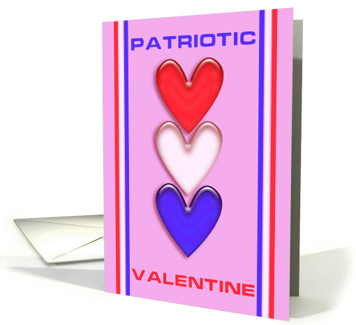 Patriotic Valentine card (357636)