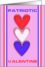 Patriotic Valentine card