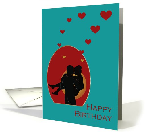 Happy Birthday Hearts card (359506)