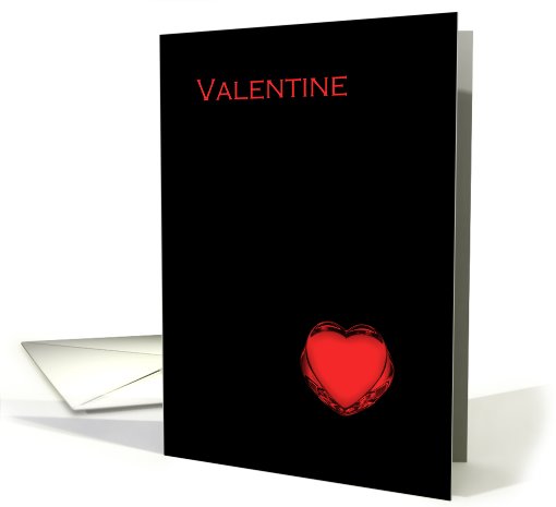 Valentine Heart card (359512)