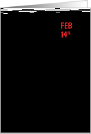 Feb. 14th Anti-Valentine card