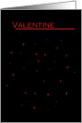 Valentine Constellation card