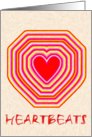 Rainbow Valentine Heartbeats card