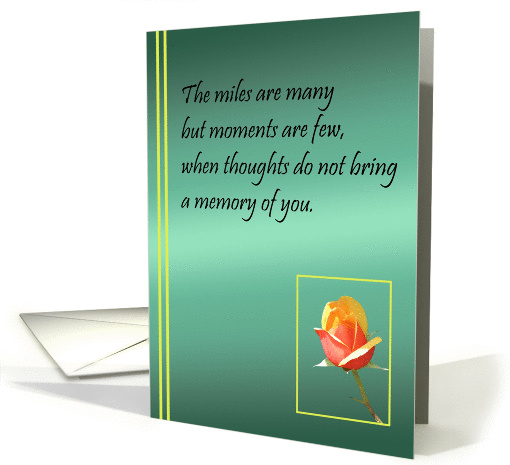 Rose Thinking of You card (367855)