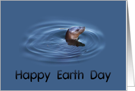 Seal Happy Earth Day card