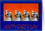 Lemur Happy Earth Day card