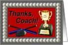 Softball Coach Teacher Appreciation card