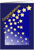 Congratulations Scholarship Stars card